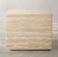 Travertine Cube Table